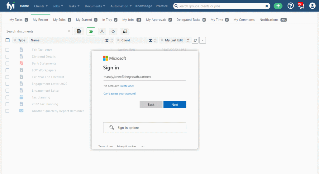 Microsoft 365 Integrations Fyi Document Management For Accountants Microsoft 365 Integrations Fyi Document Management For Accountants