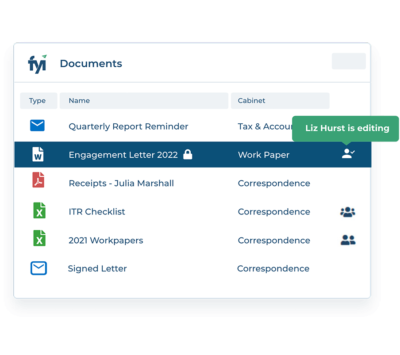 Document Management Software for Accountants | FYI
