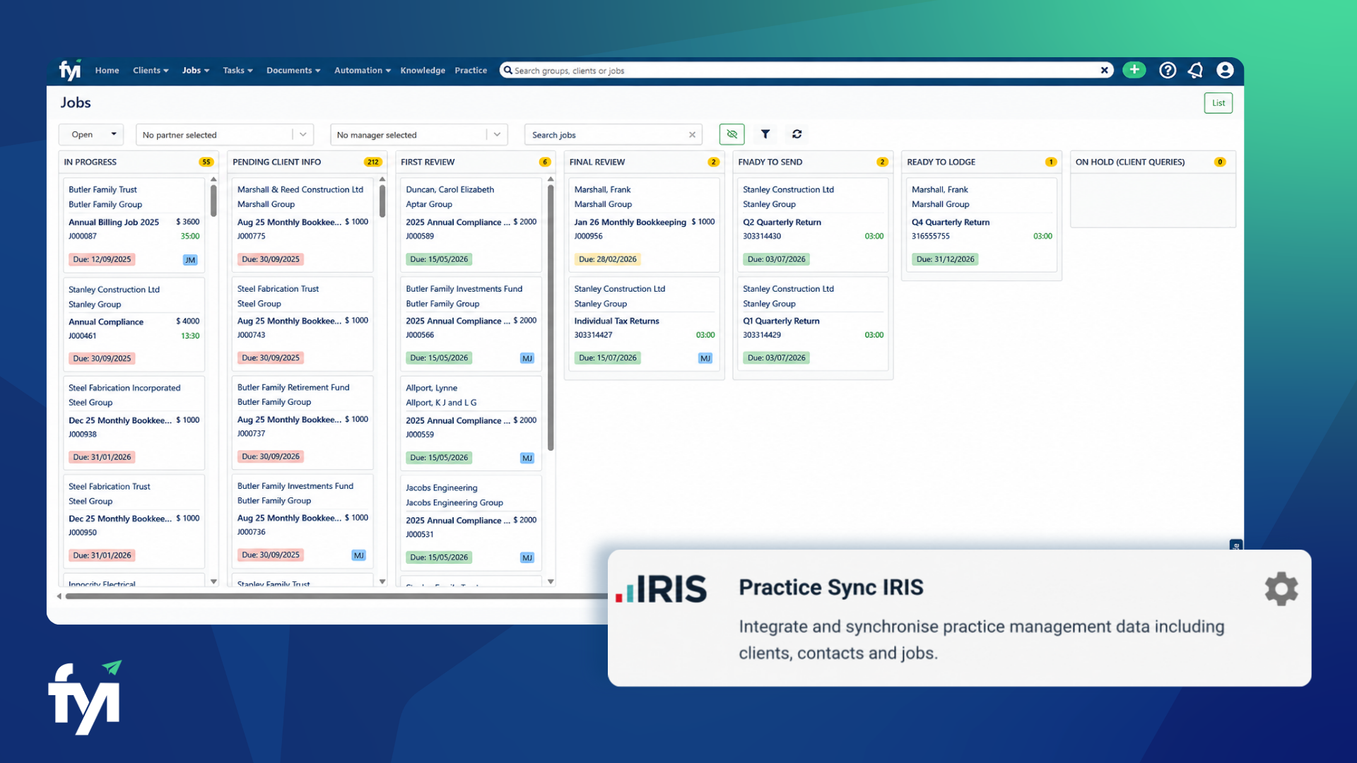 FYI - IRIS Practice Sync
